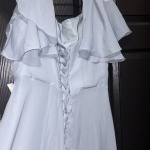 Elegant Light Blue Evening Gown